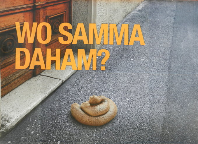 Plakat am Karlsplatz 2