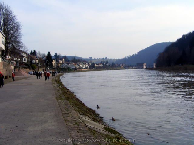Neckarsteinach Uferpromenade
