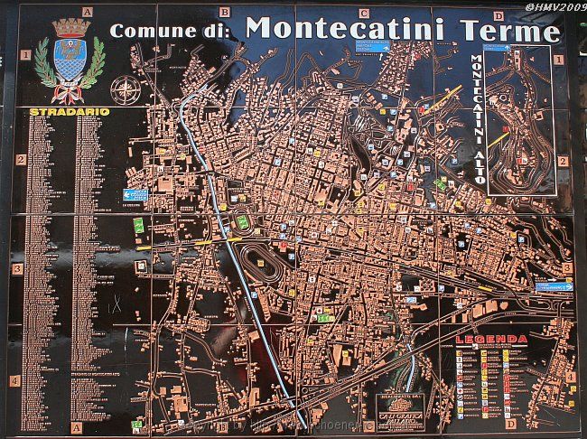 MONTECATINI ALTO und MONTECATINI TERME > Cityplan