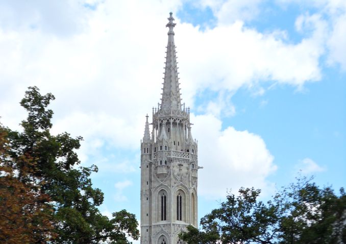 H:Budapest>Burgberg>Matthiaskirche>Turm oben