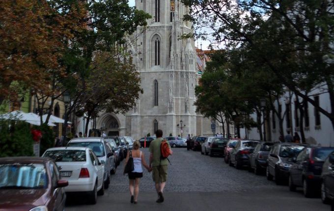 H:Budapest>Burgberg>Matthiaskirche>Turm unten