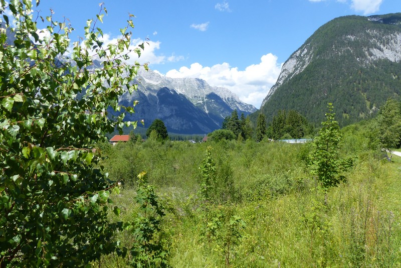 Ausblick Taleingang von Leutasch