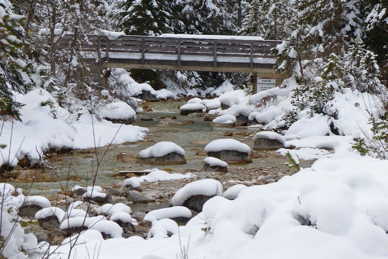 Brückerl im Winter