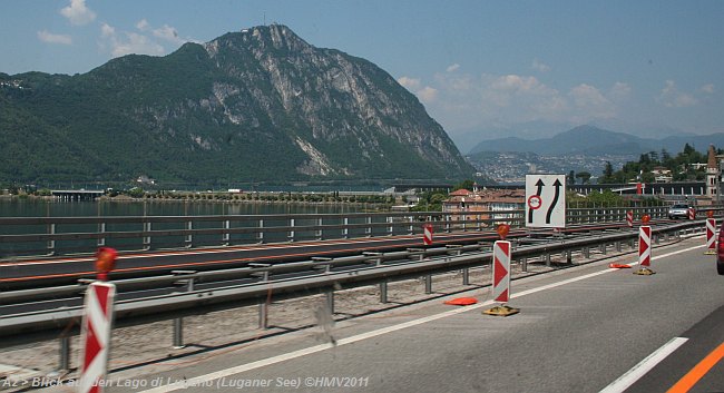 A2 > Lago di Lugano (Blick über den Luganer See)