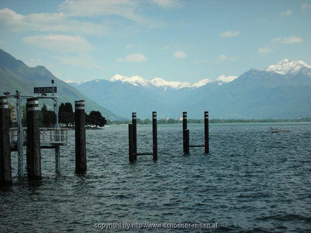 TESSIN > Lago Maggiore > Locarno > Anlegestelle