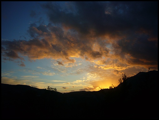 Wolkenspiele in Kroatien