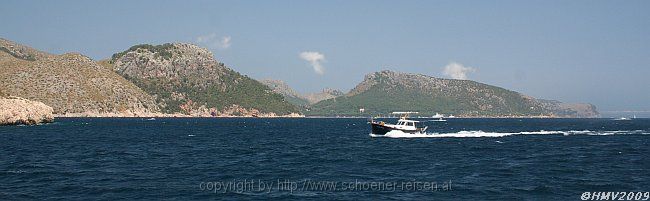 HALBINSEL FORMENTOR > Bucht Platja Formentor kommt in Sicht