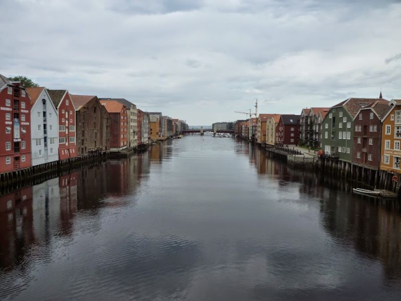 N:Trondheim>Speicherhäuser am Nidelv