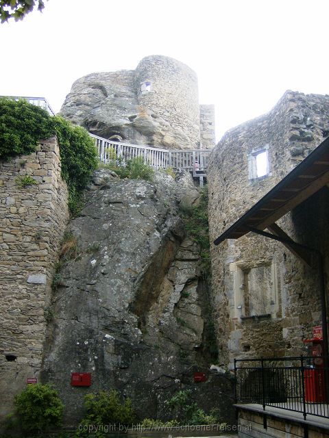 NIEDERÖSTERREICH > Wachau > Burgruine Aggstein