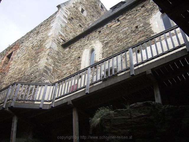 NIEDERÖSTERREICH > Wachau > Burgruine Aggstein > Blick zur Kapelle