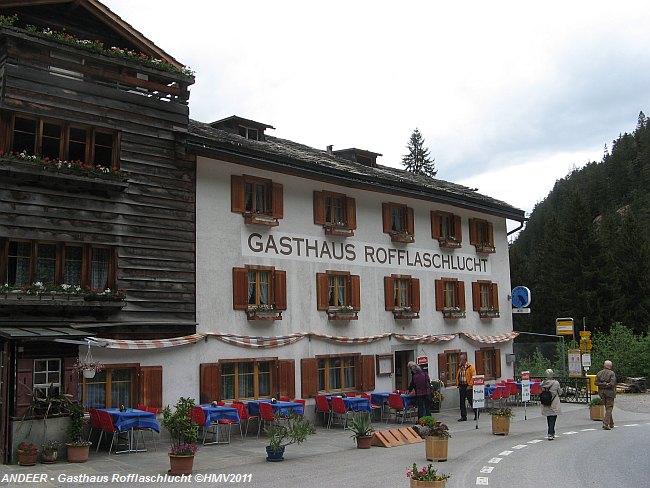 ANDEER > Gasthaus Rofflaschlucht