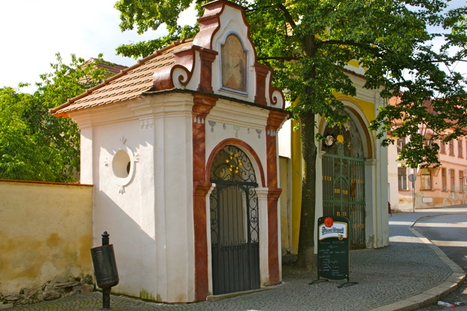 CZ: Prachatice (Okres Prachatice)  > Nepomuk-Kapelle ohne Figur 2