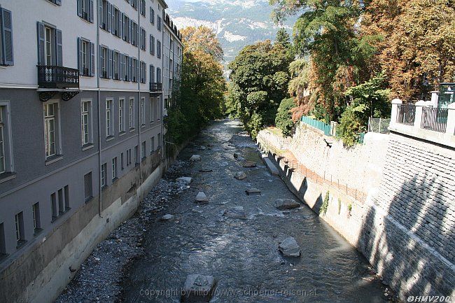 CHUR > Fluss Plessur beim Obertor