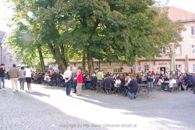 Biergarten im Kloster