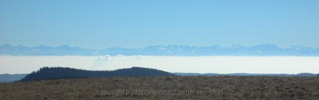 FELDBERG > a 9 Ausblick vom Gipfel mit Alpensicht