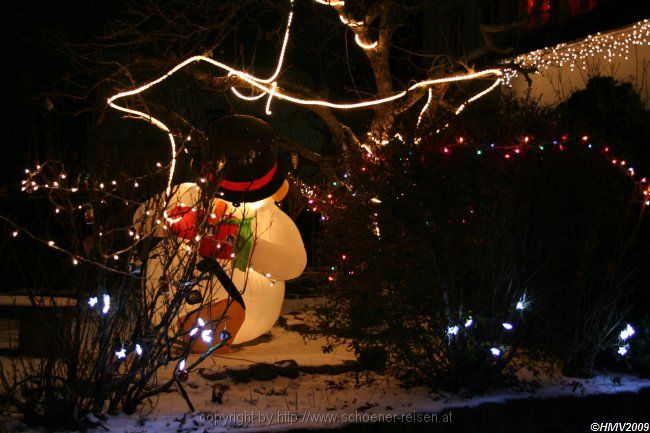 Schneemann in Böblingen