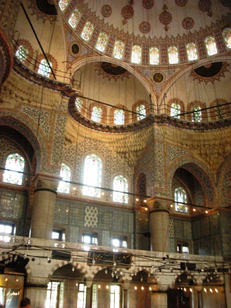 Türkei > Istanbul > Blaue Moschee innen 2