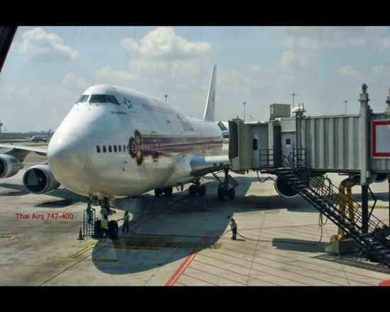 Thai Air-Maschine 747-400