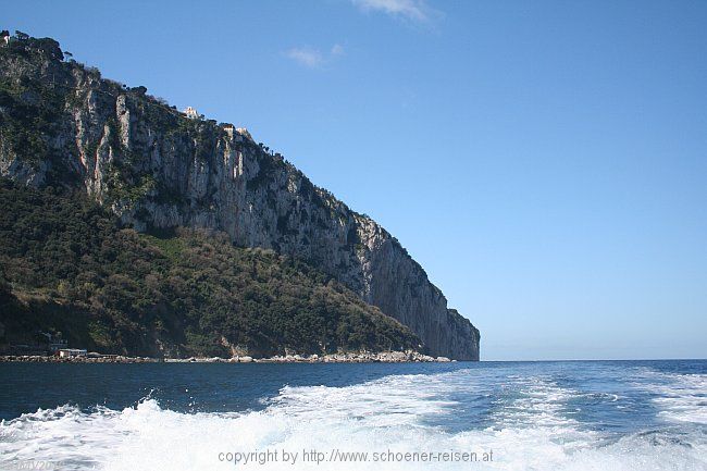 INSEL CAPRI - Bootsfahrt rund um die Insel > 121 Nordküste