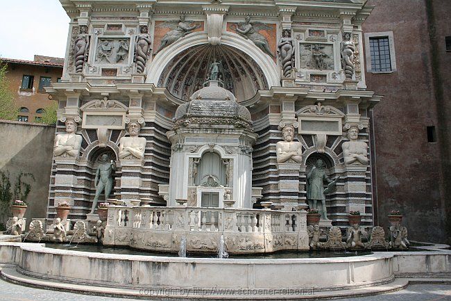 TIVOLI > Villa d'Este > Park > 17 - Brunnen der Wasserorgel