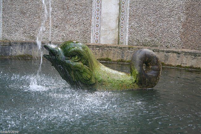 TIVOLI > Villa d'Este > Park > 20 - Drachenbrunnen Delfin