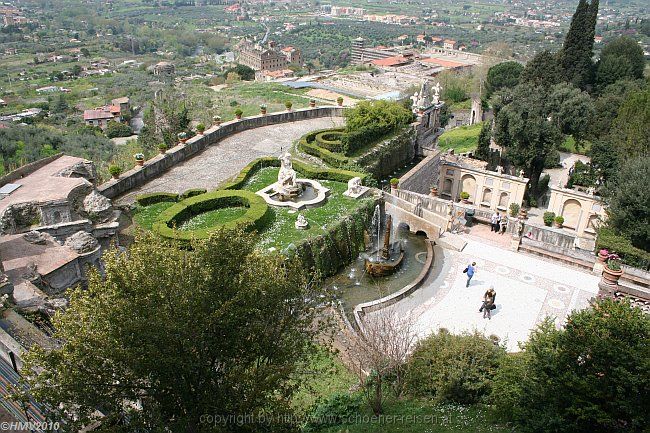 TIVOLI > Villa d'Este > Park > 34 - Brunnen des kleinen Rom