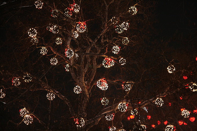 Adventmarkt beim Rathaus am Abend 7