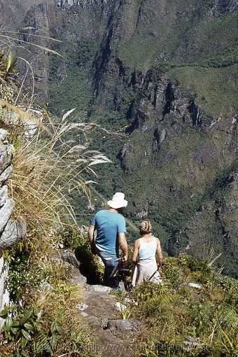 Machu Picchu >Weg vom Huyana Picchu