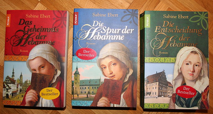 Sabine Ebert: Die Hebamme ( 3 Bücher)