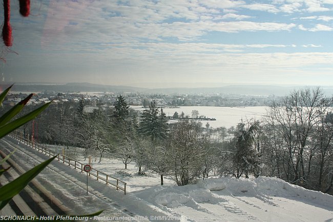 SCHÖNAICH > Hotel Pfefferburg > Restaurantausblick Schönaich