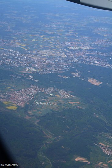 LANDKREIS BÖBLINGEN > Luftbild von Schönaich-Böblingen-Sindelfingen