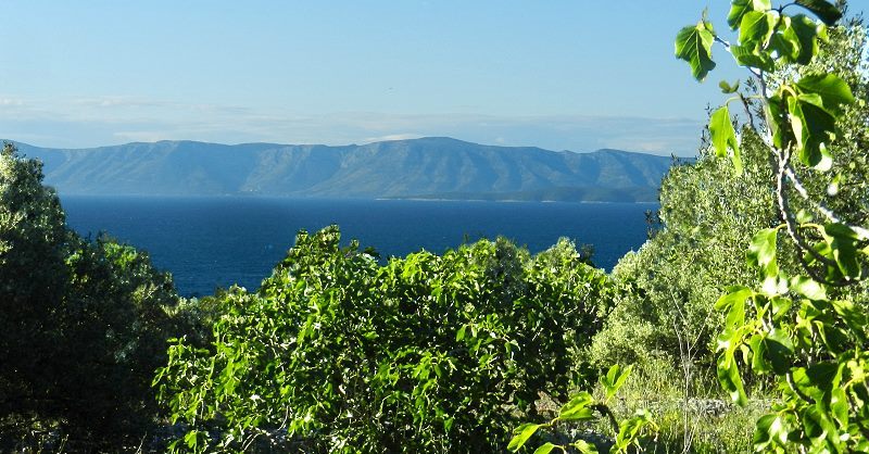 Blick von Korcula nach Hvar