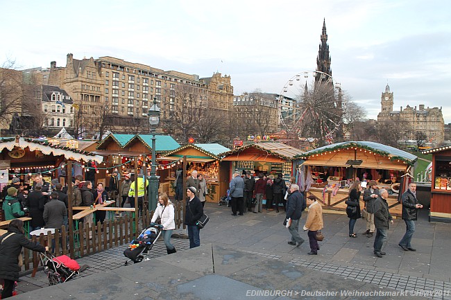 EDINBURGH > Deutscher Weihnachtsmarkt