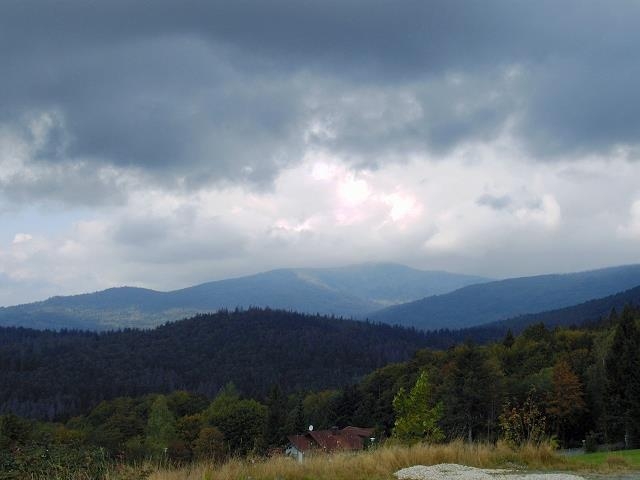 Riedlhütte, ich denke bis wir am Lusen oben sind, werden wir nass  ......