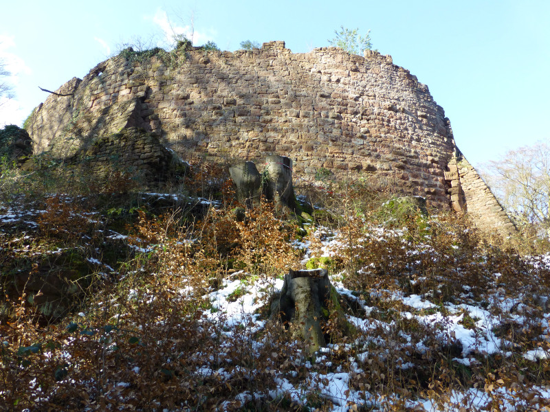 D:Bayern>Burgruine Wildenstein>Halsgraben4