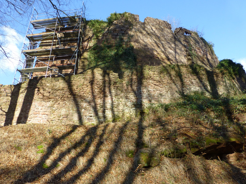 D:Bayern>Burgruine Wildenstein>Halsgraben5