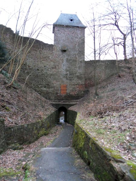 D:Bayern>Miltenberg>Schnatterlochturm von oben1