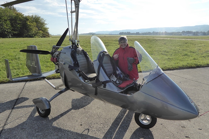 Flug mit einemTragschrauber Bayern Schoener Reisen