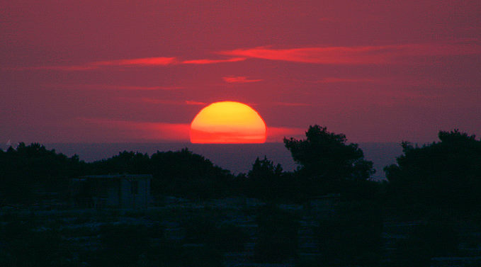 Sonnenuntergang Vela Luka