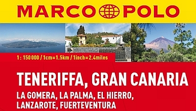 0-Marco Polo Karte 150T > Covermotive > Teneriffa, Gran Canaria mit den Inseln El Hierro, Palma, La Gomera, Fuerteventura und Lanzarote