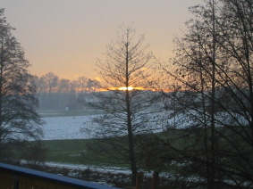 ANRIED > Sonnenuntergang über Ettelried