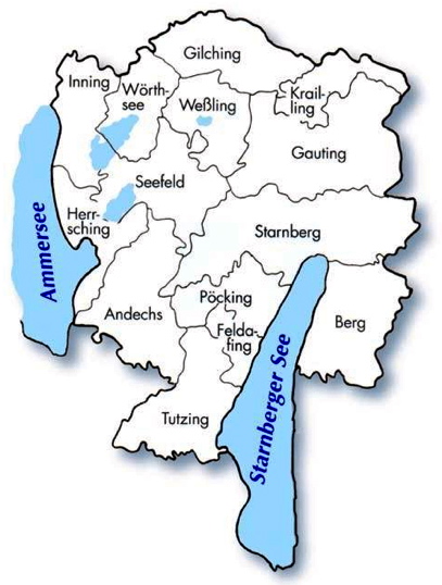 Bayern Karte Seen - Seen Im Allgau Eine Ubersicht Der Schonsten