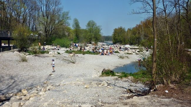 Frühlingsradltour zur Isar