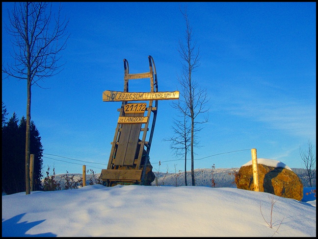 Schlitten bei Langdorf