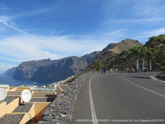 MIRADOR ARCHIPENQUE > Blick auf die Steilküste > ACANTILADOS DE LOS GIGANTES