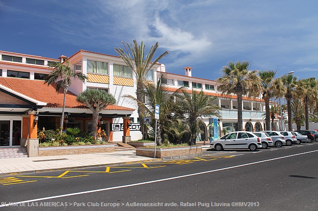 PLAYA DE LAS AMERICAS > Park Club Europe > Außenansicht Avda. Rafael Puig Lluvina