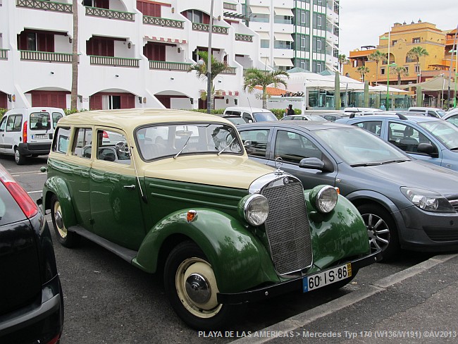 PLAYA DE LAS AMERICAS > Avda. Rafael Puig Lluvina > Mercedes Typ 170 (W136/W191)