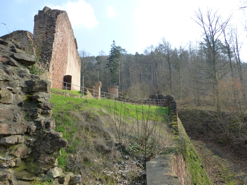 D:BW>Freudenburg>Südseite vom Tor aus