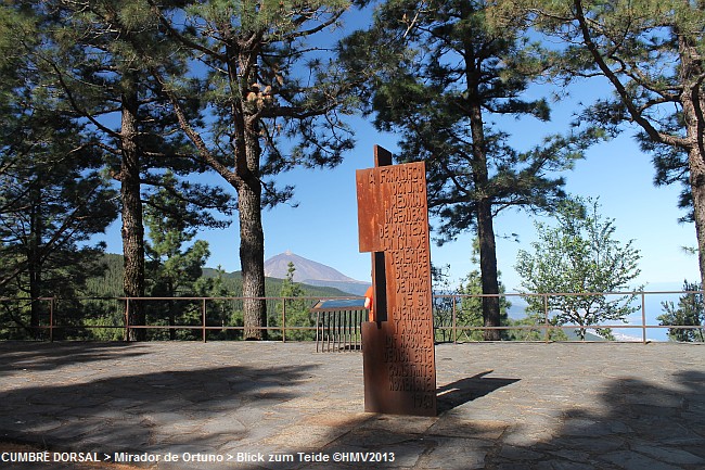 MIRADOR DE ORTUNO > Blick zum Pico del Teide