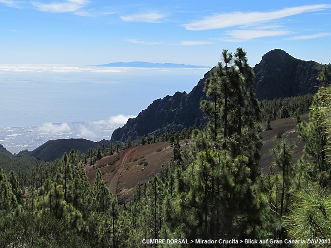 MIRADOR CRUCITA > Blick auf Gran Canaria